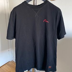 Evisu Cotton Back Print T-Shirt